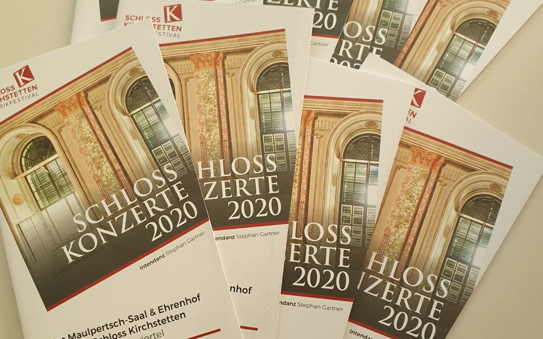 SchlossKonzerte 2020 – gemütlich, hochkarätig & VIEL Platz!