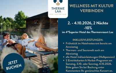 Exklusives Herbstangebot mit der Therme Laa